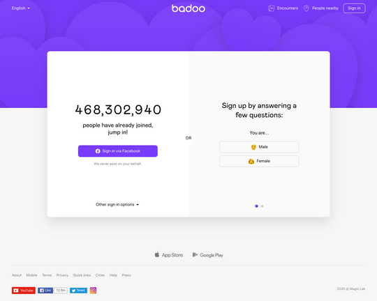 Badoo.com Logo