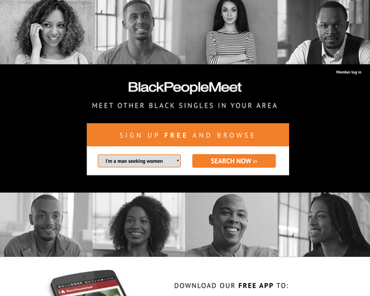 BlackPeopleMeet.com Logo