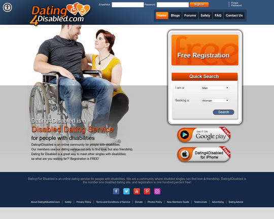 Dating4Disabled.com Logo