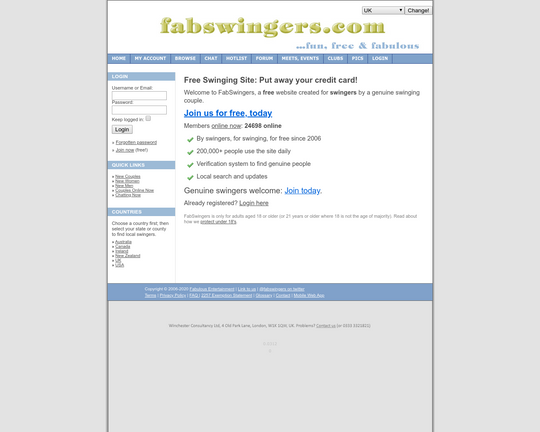 FabSwingers.com Logo