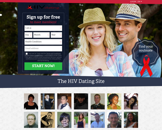 HIV.dating Logo