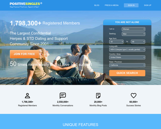 PositiveSingles.com Logo