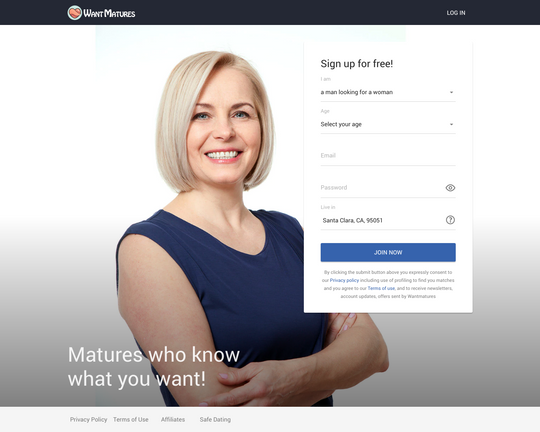 Wantmatures.com Logo
